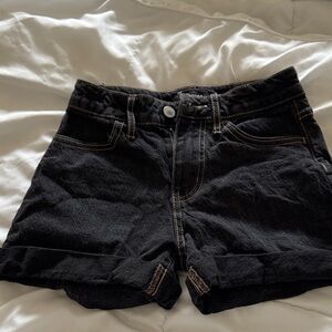 Art Class Black Denim Fabric